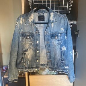 Distressed Zara jean jacket
